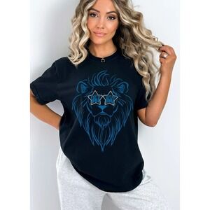 Detroit Football  Lions Football Crewneck Retro Style Lions Shirt